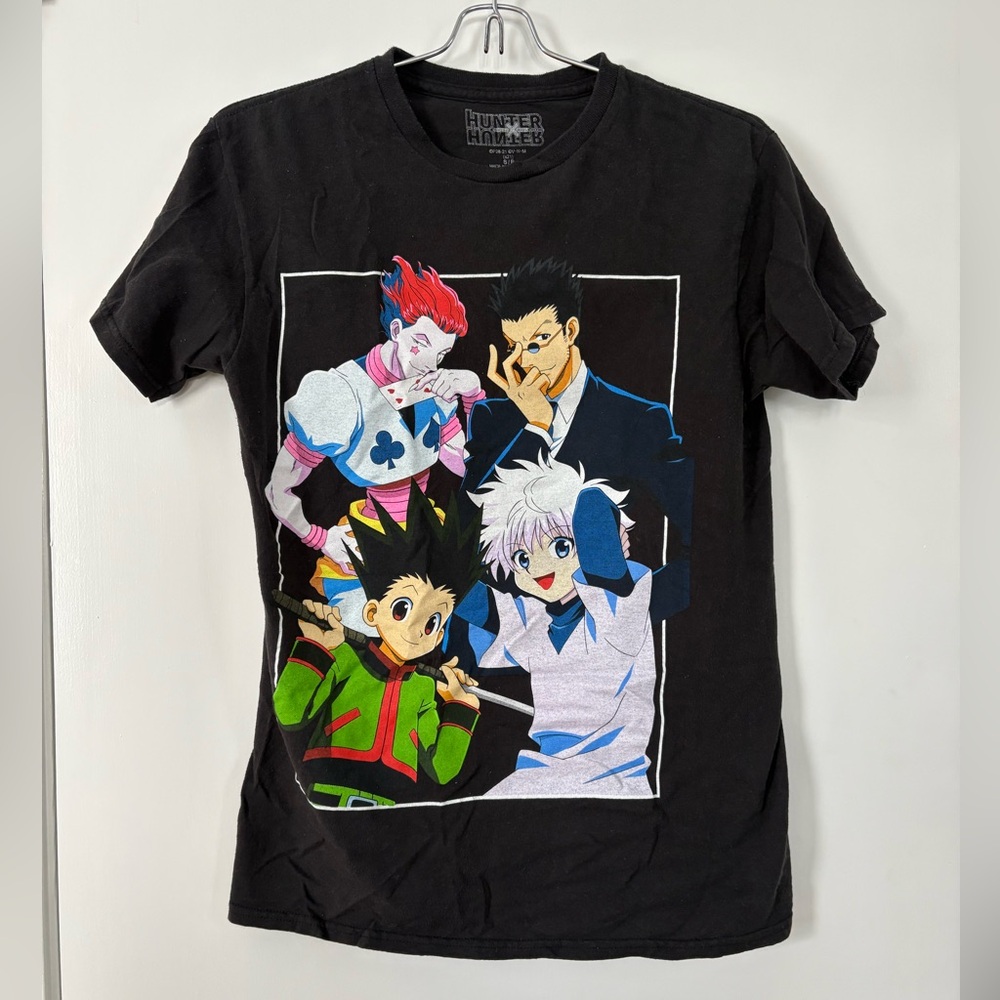 Hunter x Hunter Anime Women’s T Shirt Small Black All Characters Official Merch